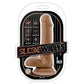 Silicone Willy's Brown 6 Inch Realistic Dildo with Balls and Harness-Compatible Suction Cup Base - Mocha - Package BL-54607