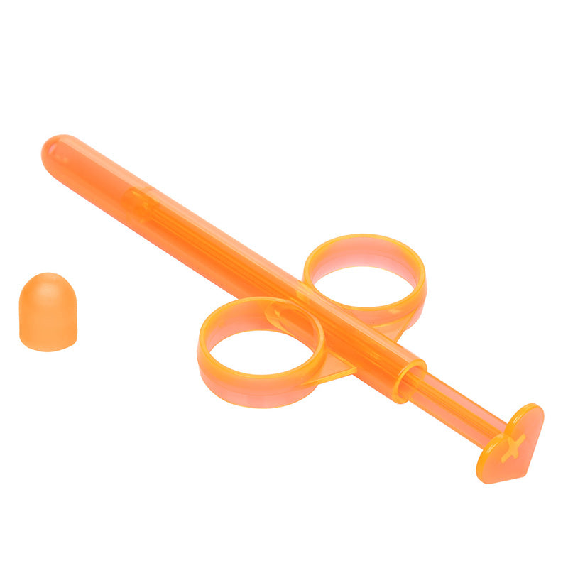 CalExotics SE-2380-03-2 Lube Tube Syringe Style Lubricant Applicators Orange