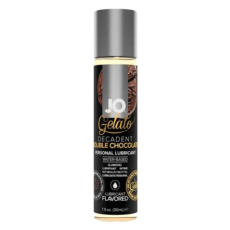 JO Gelato Flavored Lubricant Decadent Double Chocolate 1 oz 30 ml 