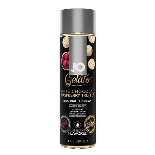 JO Gelato Flavored Lubricant 4 oz White Chocolate Raspberry Truffle