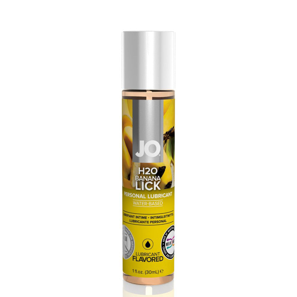 JO H2O Flavored Lubricant 1 oz 30 ml Banana Lick