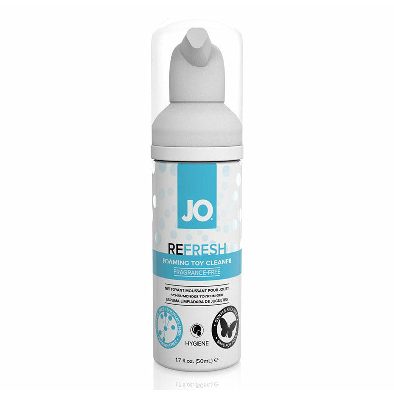 JO Refresh Foaming Toy Cleaner Travel Size 1.7 oz 50 ml Bottle