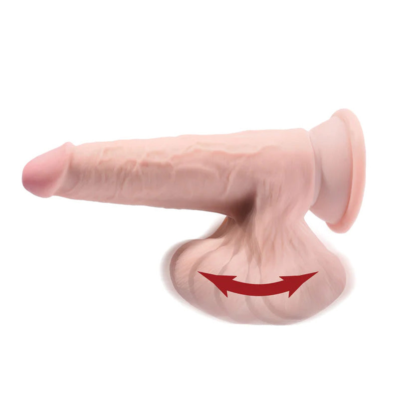 Pipedream PD5730-21 King Cock Plus 7 Inch Triple Density Cock with Swinging Balls Light