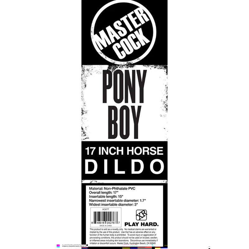 Pony Boy 17 Inch Horse Dildo