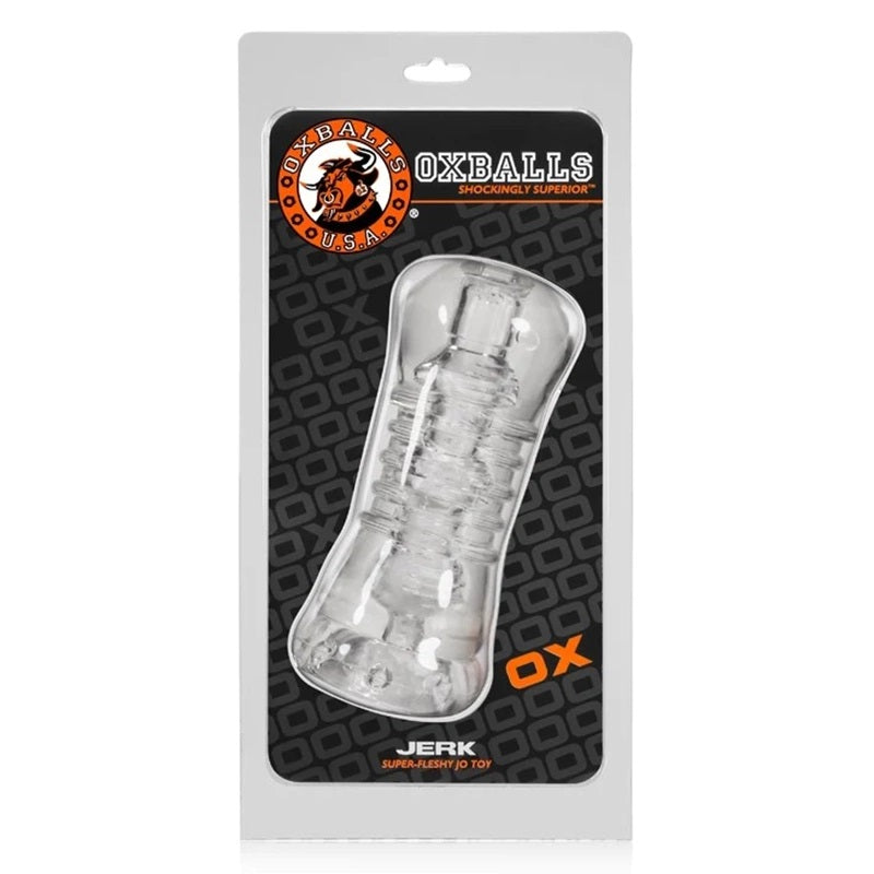 Oxballs Atomic Jock Jerk Jack-Off Toy Clear AJ-1007 Package Front