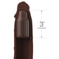 Pipedream PD4157-29 Fantasy X-tensions Elite 3" Silicone X-tension with Strap Brown