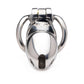 XR Brands AF441 Rikers 24-7 Stainless Steel Locking Male Chastity Cage