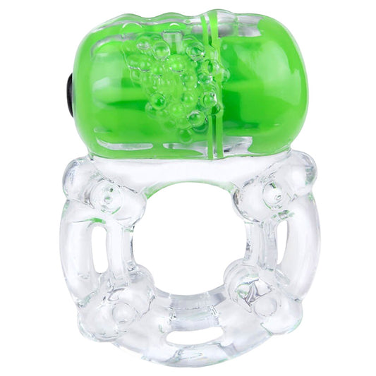 ColorPoP Big O Vibrating Cock Ring Green