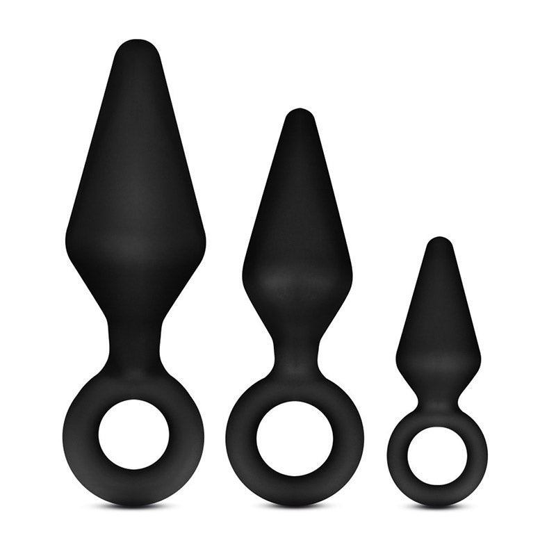 Blush BL-310175 Anal Adventures Platinum - Silicone Loop Plug Kit