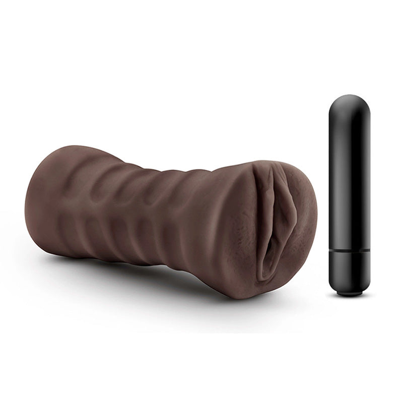 Blush BL-73516 Hot Chocolate Brianna Vibrating Stroker