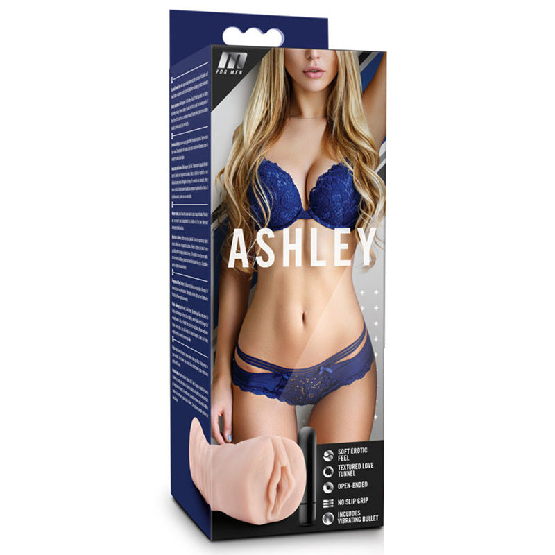 Blush BL-73503 M For Men Ashley Vibrating Stroker Package