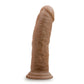 Blush BL-55807 Au Naturel 8 Inch Realistic Posable Dildo with Suction Cup Mocha