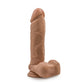 Blush BL-56477 Au Naturel 9.5 Inch Realistic Dildo with Suction Cup Mocha