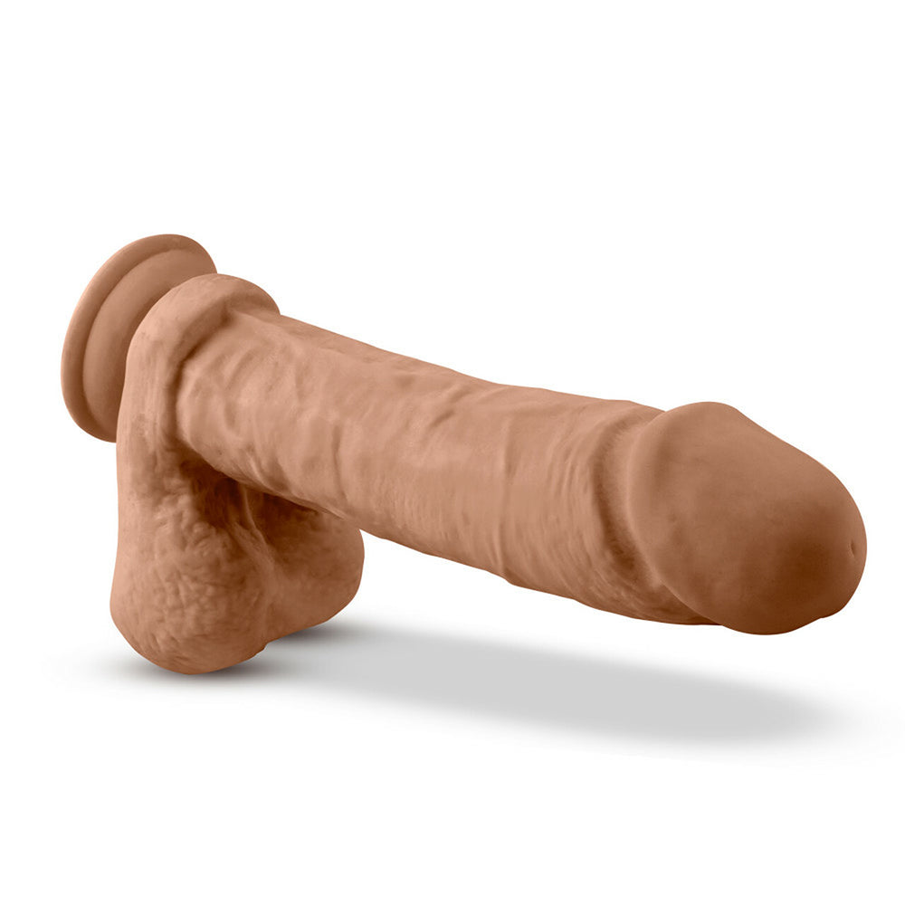 Blush BL-56477 Au Naturel 9.5 Inch Realistic Dildo with Suction Cup Mocha