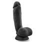 Blush BL-55305 Au Naturel Bold Pound 8 Inch Dildo Black