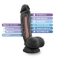 Blush BL-55305 Au Naturel Bold Pound 8 Inch Dildo Black Features