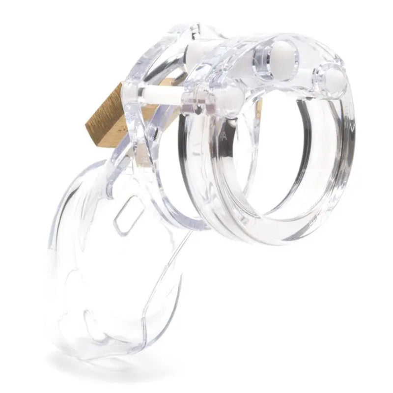 CB-X CB-6000 3.25" Male Chastity Cock Cage Clear