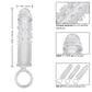 CalExotics  SE-1625-60-2 3 Piece Textured Penis Extension Set Features