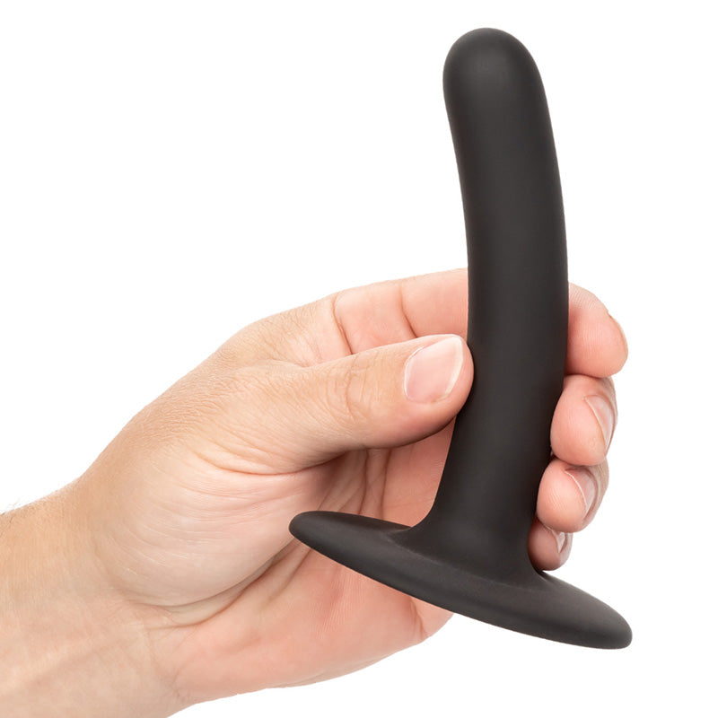 CalExotics SE2700-10-3 Boundless 4.5 Inch Slim Probe Black Pegging Dildo