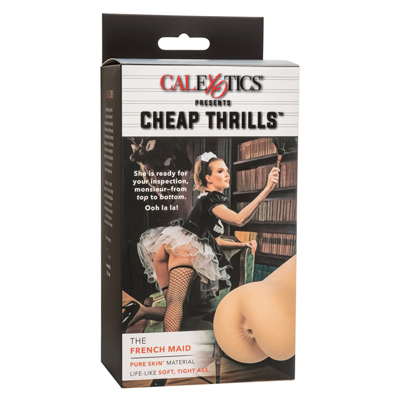 CalExotics  SE-0883-70-3 Cheap Thrills The French Maid Ass Stroker Package Front
