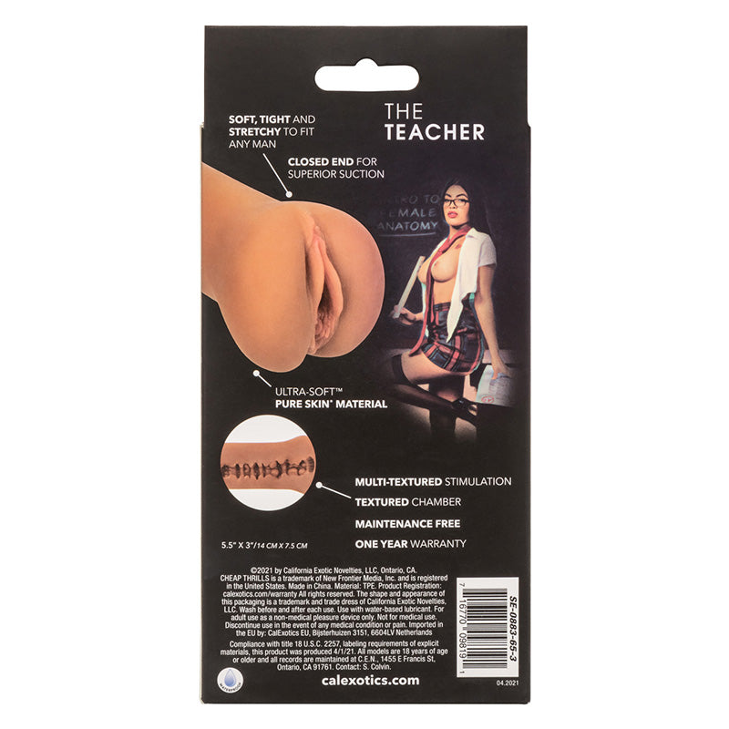 CalExotics SE-0883-65-3 Cheap Thrills The Teacher Stroker Package Back