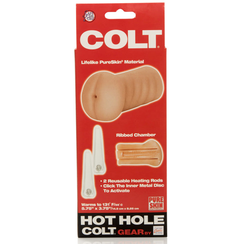 CalExotics SE6884-01-3 Colt Hot Hole Warming Masturbator Package Back