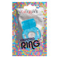 CalExotics SE-8000-45-3 Foil Pack Vibrating Ring Blue Package Front