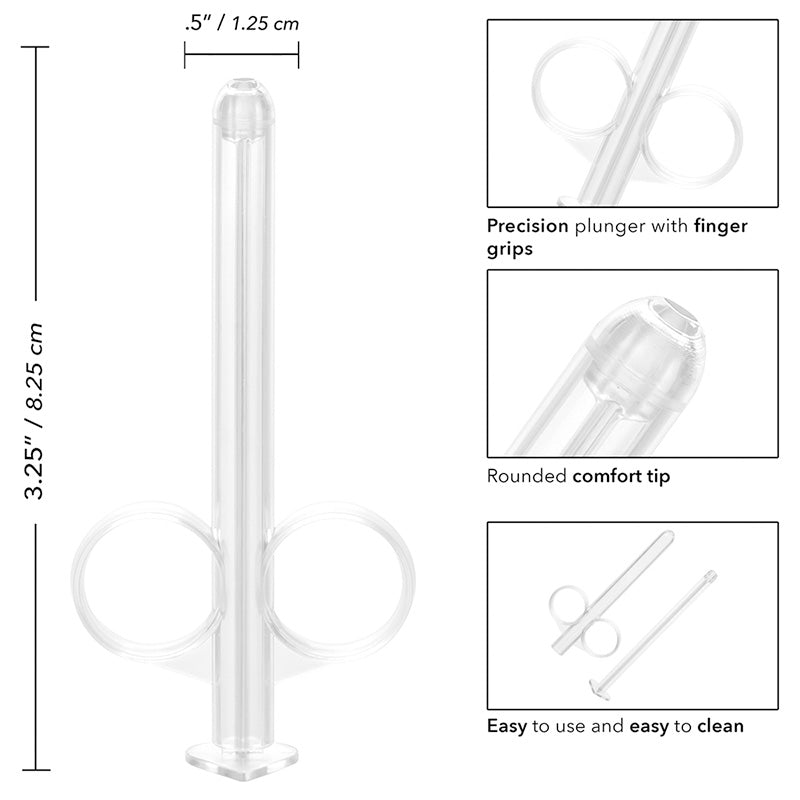 CalExotics SE-2380-00-2 Lube Tube Lubricant Applicators Clear Features