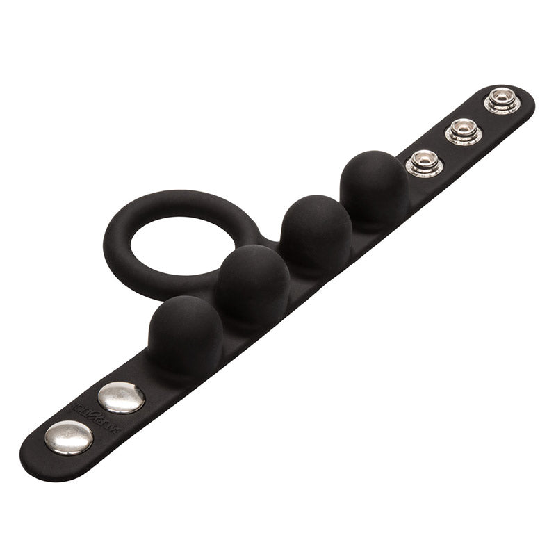 CalExotics SE-1413-55-3 Silicone Medium Weighted C-Ring Ball Stretcher