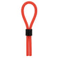 CalExotics SE-1408-11-2 Silicone Stud Lasso Cock Ring - Red