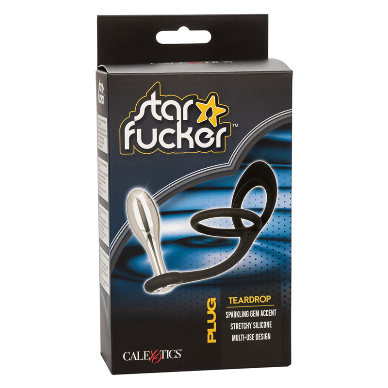 CalExotics SE-1245-10-3 Star Fucker Teardrop Plug Package Front