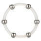 CalExotics SE-1437-20-2 Steel Beaded Silicone Ring - Extra Large