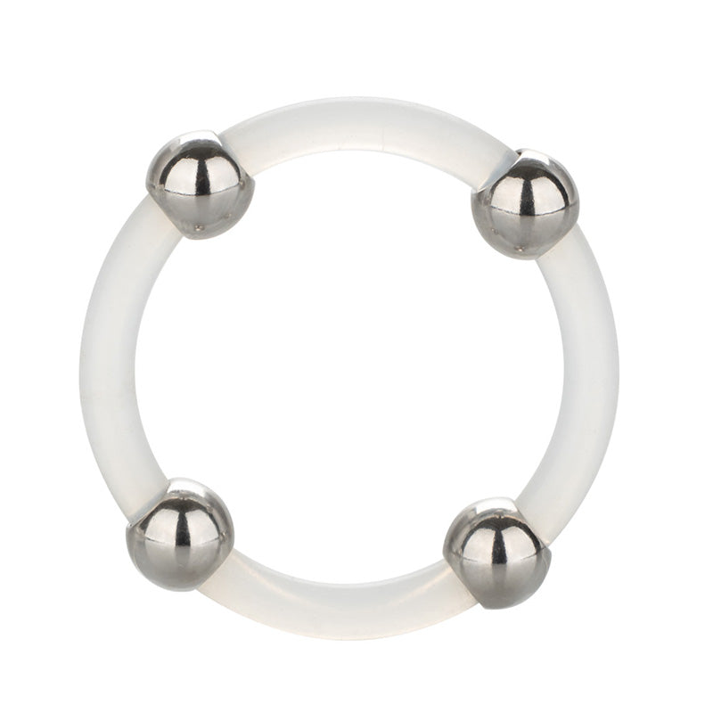 CalExotics SE-1437-10-2 Steel Beaded Silicone Ring - Large