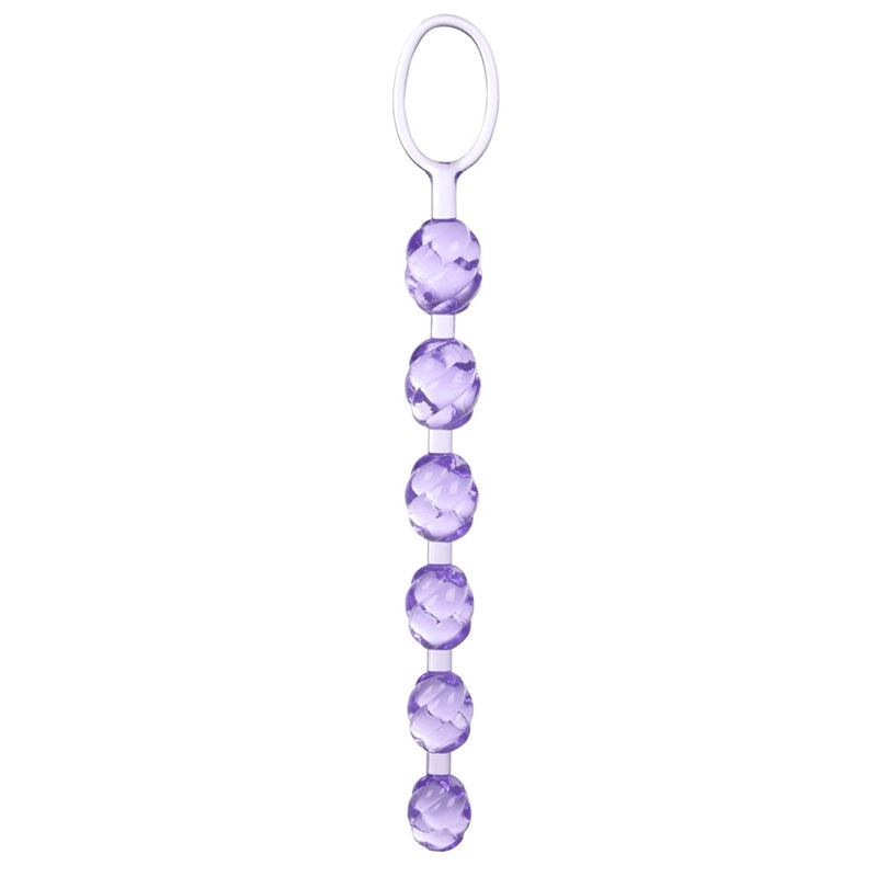 CalExotics SE-1315-14-2 Swirl Pleasure Beads Purple