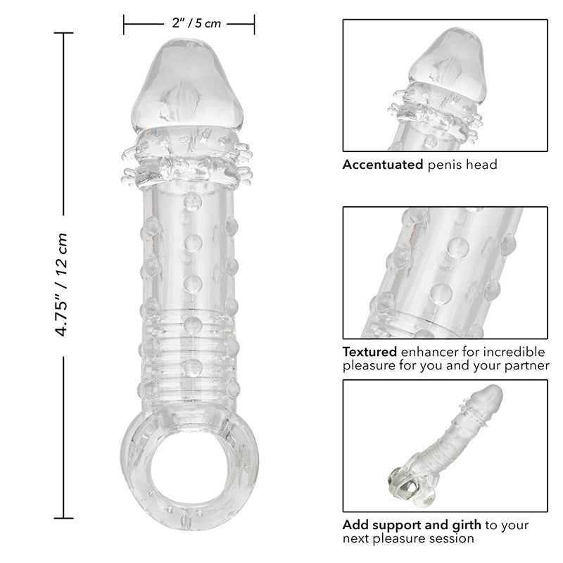 CalExotics SE-1625-40-2 Ultimate Stud Extender - Clear Features