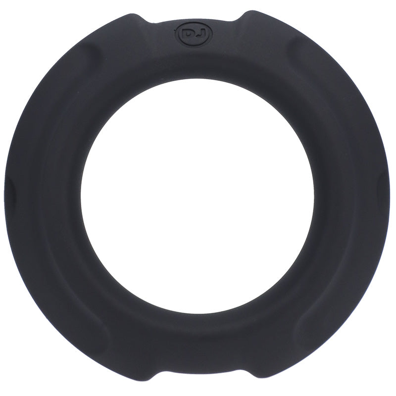 Doc Johnson 0690-37-BX OptiMALE FlexiSteel Silicone C-Ring 43 mm - Black