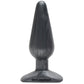 Doc Johnson 0103-05-BX Platinum Premium Silicone The Big End Butt Plug - Charcoal