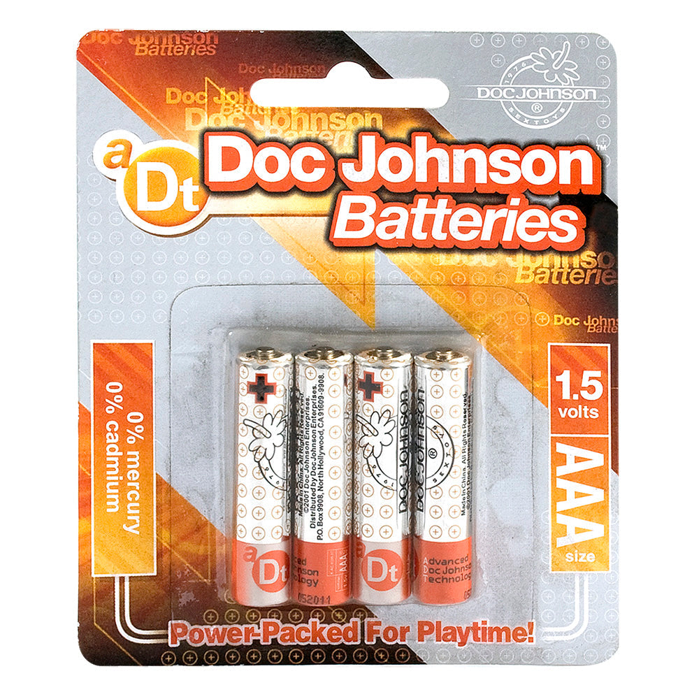 Doc Johnson AAA Batteries 4 Pack