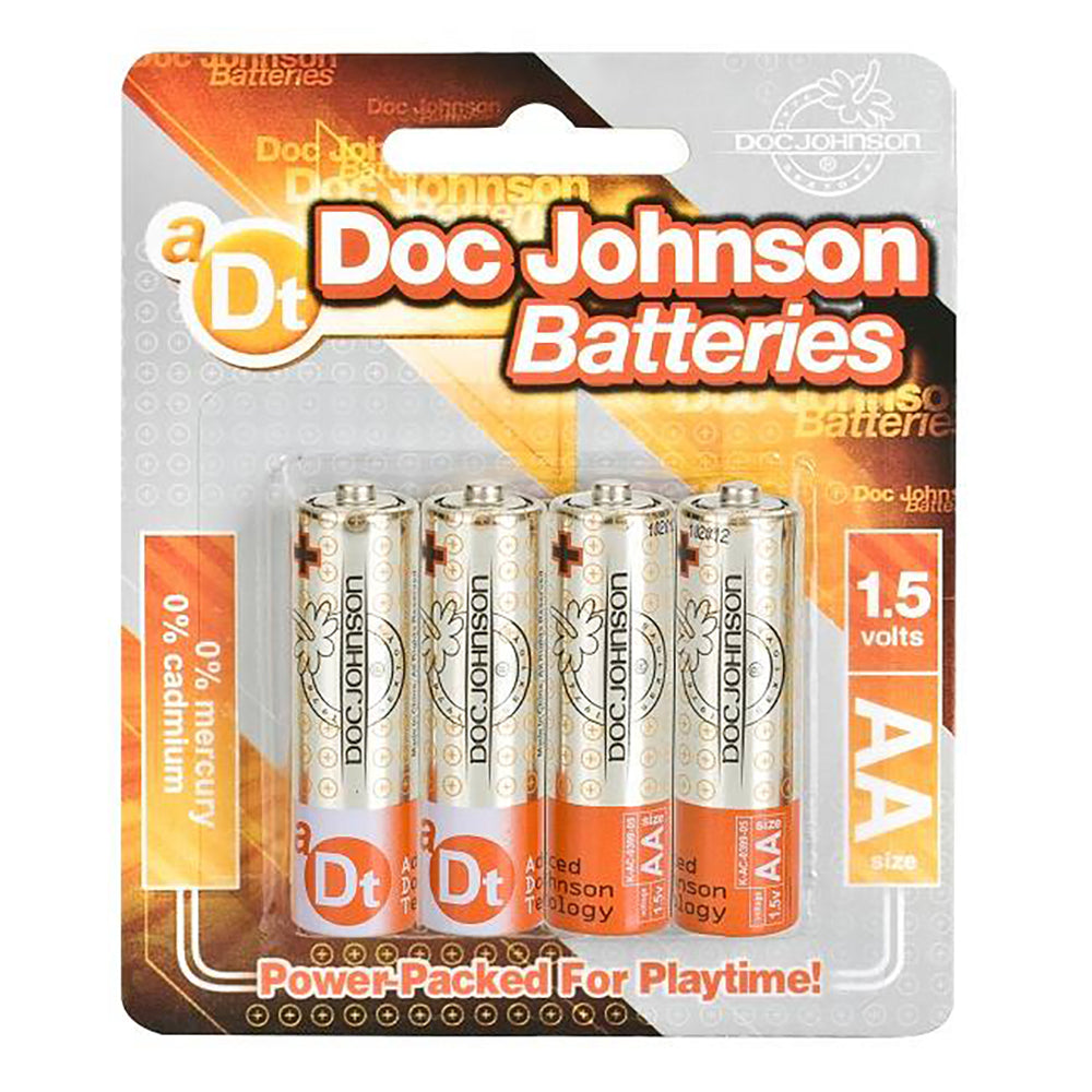 Doc Johnson AA Batteries 4 Pack