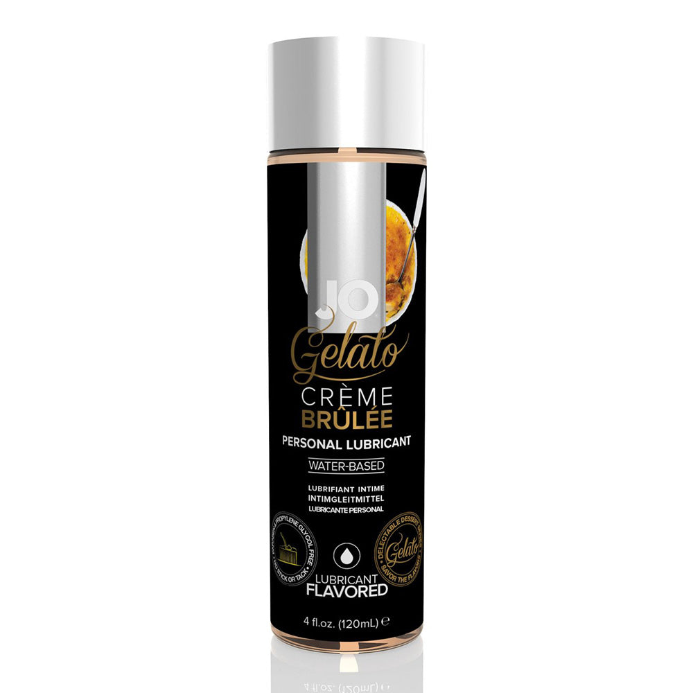 JO Gelato Flavoured Lubricant 4 oz Creme Brulee