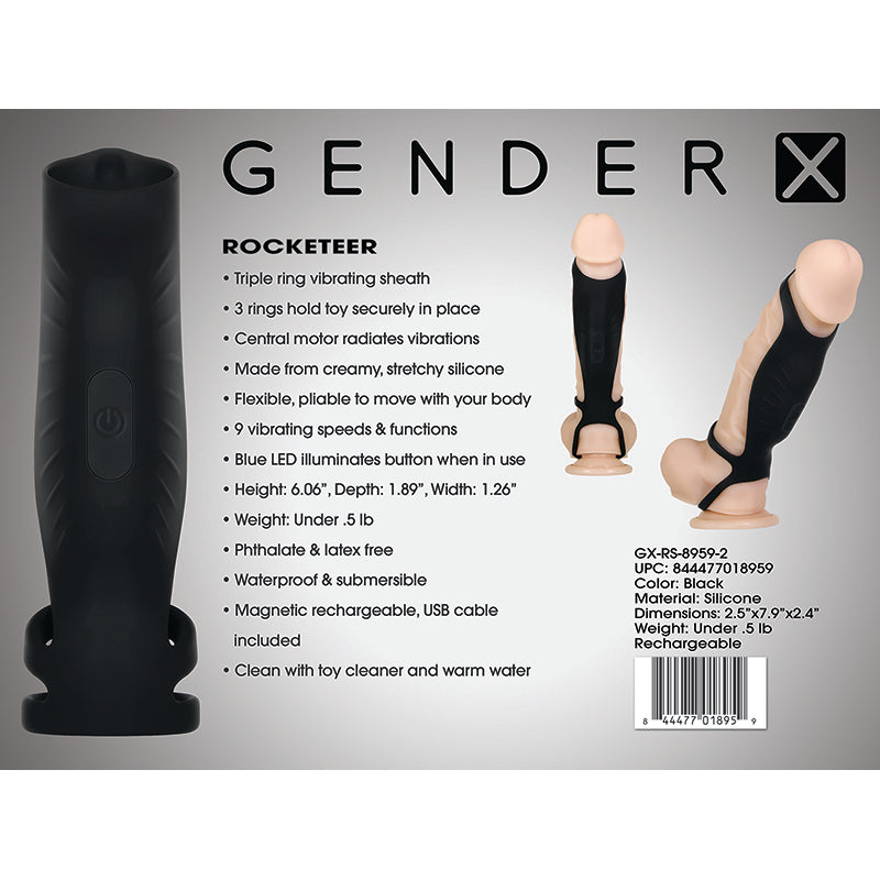 Evolved GX-RS-8959-2 Gender-X Rocketeer Cock Sheath