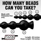 XR Brands AF616 Hosed 19 Inch Graduated Beaded Hose Giant Anal Beads Measurements