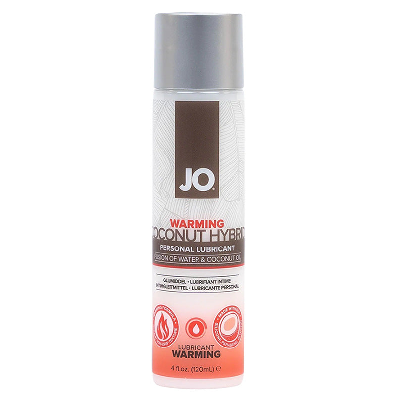 JO Coconut Hybrid Warming Lubricant 4 oz 120 ml Bottle