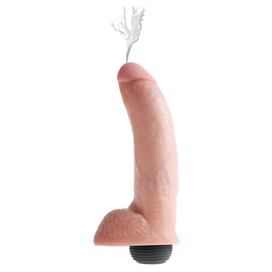 Pipedream PD5603-21 King Cock 9 Inch Squirting Dildo with Balls Light