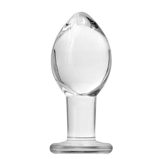 NS Novelties NSN-0701-31 Crystal Butt Plug - Large - Clear