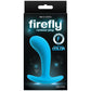 NS Novelties NSN-0476-77 Firefly Contour Glow In The Dark Plug - Medium - Blue - Package