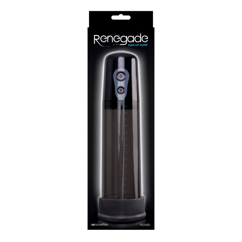 NS Novelties NSN-1124-81 Renegade Man Up Pump Black Package