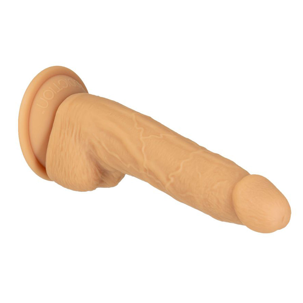 Naked Addiction 8 Inch Silicone Dual Density Dildo - Caramel