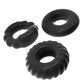 Oxballs Bonemaker 3-Pack Cock Rings Black OX-3061