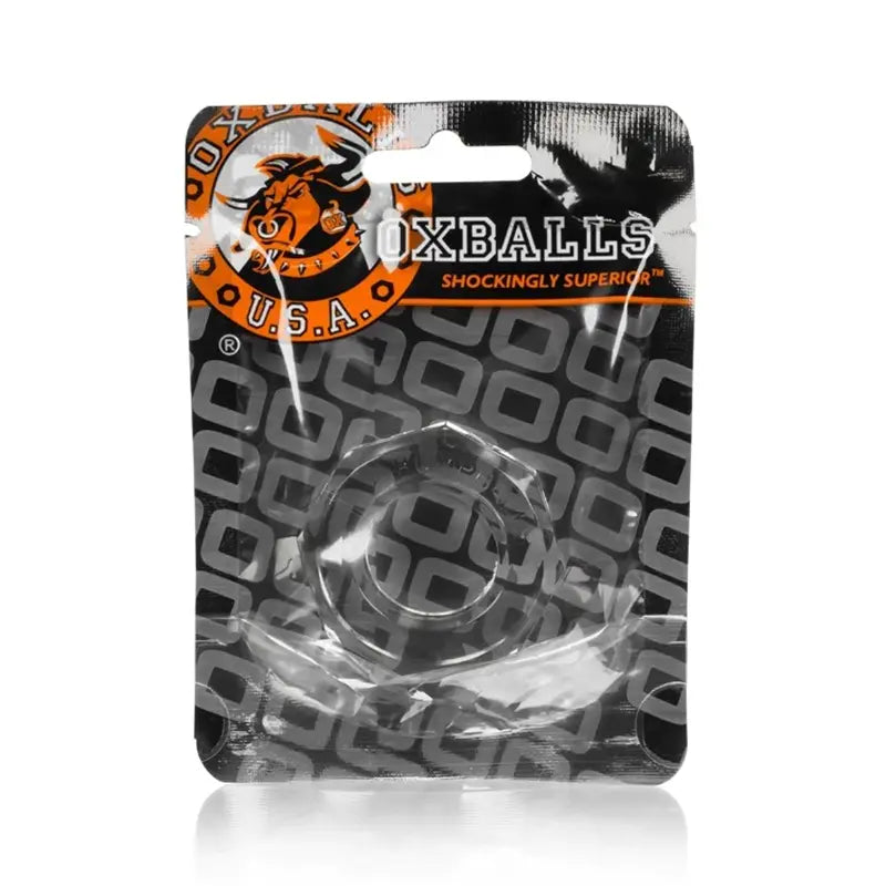 Oxballs Atomic Jock Humpballs Super-Elastic Cock Ring Clear AJ-1077 Package